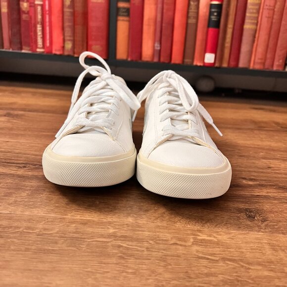 Veja Classic White Leather Campo Sneaker Sz M 8/ W 10 - Picture 5 of 14
